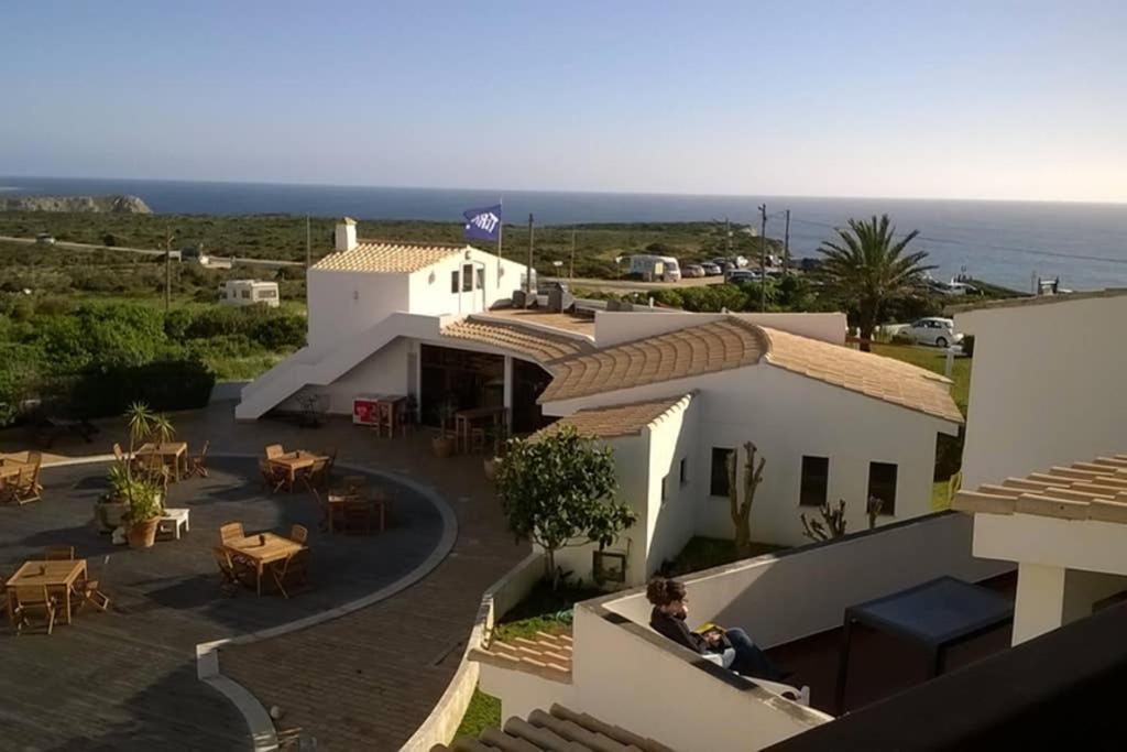 Casa do Beliche - frente praia, grande terraço privado Sagres Extérieur photo